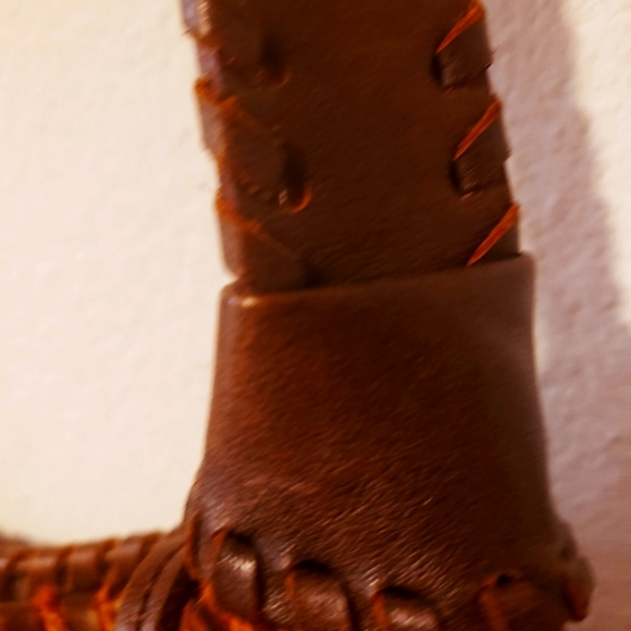 SANTESTEBAN B.Horn Emb. Calf Hair LTR HM Handbag-NWOT - Picture 14 of 16